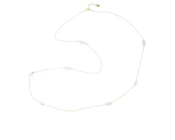 Collana argento con selenite Selezione zanolli