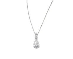 Collana argento con zirconi bianchi Sovrani