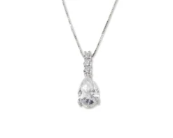 Collana argento con zirconi bianchi Sovrani