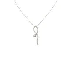 Collana argento con zirconi bianchi e verdi Selezione zanolli