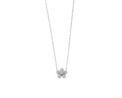 Collana argento con zirconi bianchi Sovrani