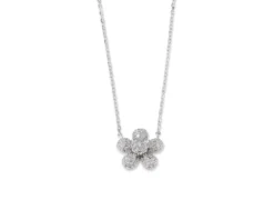 Collana argento con zirconi bianchi Sovrani