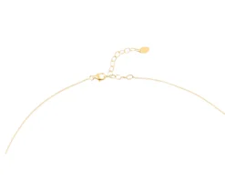 Collana argento dorato con ciondolo di malachite Selezione zanolli