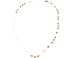 Collana argento dorato con corniola Selezione zanolli