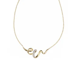 Collana argento dorato con cubic zirconia Sovrani