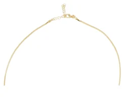 Collana argento dorato con maglia quadra e multifilo centrale Selezione zanolli