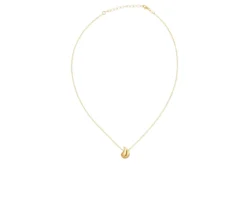 Collana argento dorato con pendente goccia Selezione zanolli