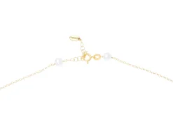 Collana argento dorato con perle Selezione zanolli