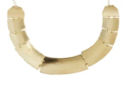 Collana argento dorato satinato Selezione zanolli