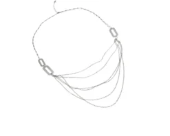 Collana argento millefili con tre piastrine Unoaerre