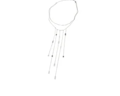 Collana argento multifili e piastrine Selezione zanolli