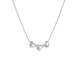Collana armonica argento cuori Nomination