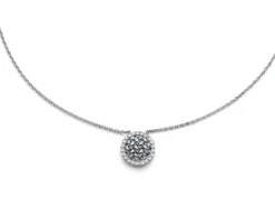 Collana chicco argento con pendente zirconi Unoaerre