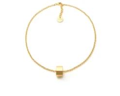 Collana classica in bronzo dorato Unoaerre