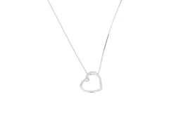 Collana cuore oro 750‰ e diamante Selezione zanolli