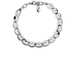 Collana dinamica in bronzo bianco Unoaerre