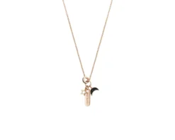 Collana easy chic argento piastrina best friend con zirconi Nomination