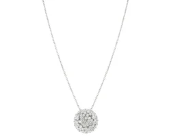 Collana life bouquet argento con pietre cubic zirconia Nomination