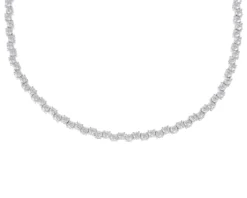 Collana luce argento con cubic zirconia Sovrani