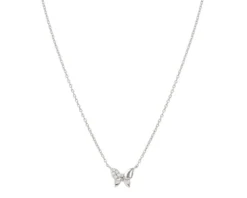 Collana petit sparkle argento farfalla e zirconi Nomination