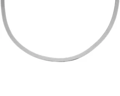 Collana piatta argento Selezione zanolli