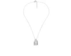 Collana riflesso argento e pendente madreperla Selezione zanolli