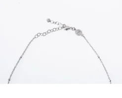 Collana seimia argento freccia lunga e zirconi Nomination