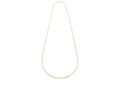 Collana seta in bronzo dorato Unoaerre