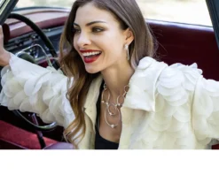 Collana victoria argento martellato con cerchi degradè e palline Selezione zanolli