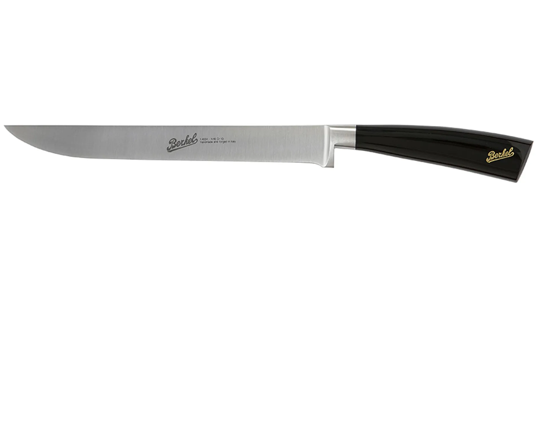 Coltello arrosto elegance acciaio con manico nero Berkel