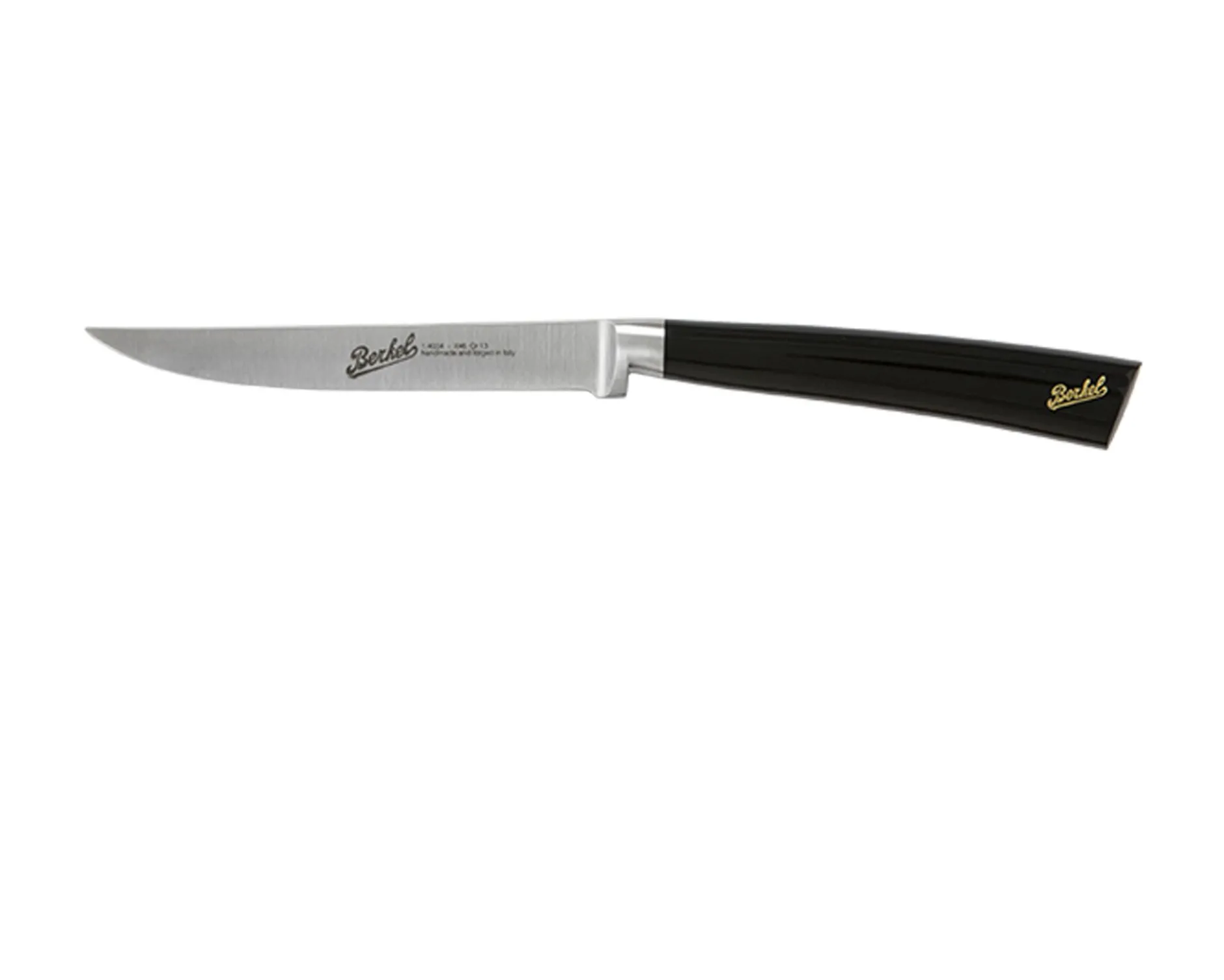 Coltello bistecca elegance acciaio con manico nero Berkel