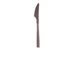 Coltello bistecca flat black acciaio Sambonet