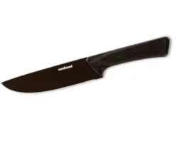 Coltello cucina black edge acciaio monoblocco Sambonet