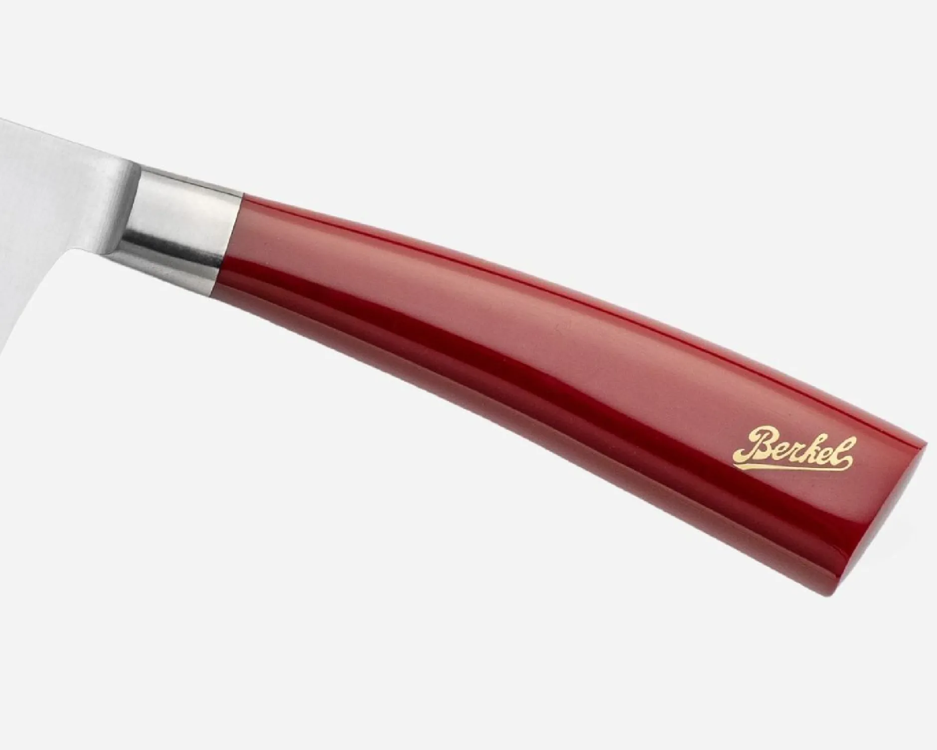 Coltello cuoco cinese elegance acciaio con manico rosso Berkel