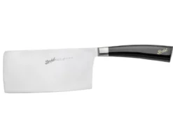 Coltello cuoco cinese elegance acciaio con manico nero Berkel