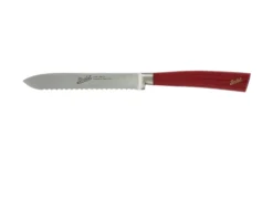 Coltello multiuso elegance acciaio con manico rosso Berkel