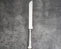 Coltello panettone argento in stile barocchino usato ricondizionato Zanolli vintage