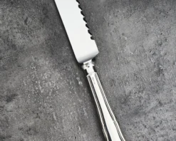 Coltello panettone argento in stile barocchino usato ricondizionato Zanolli vintage
