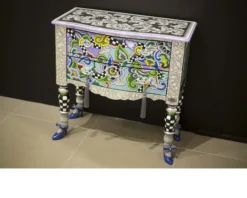 Comodino drawer chest versailles dipinto a mano Tom's drag