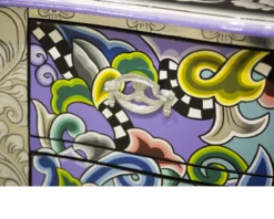 Comodino drawer chest versailles dipinto a mano Tom's drag