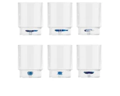Confezione di bicchieri tumbler teca mare decori assortiti 6 pezzi Zafferano