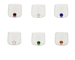 Confezione di bicchieri tumbler bilia 6 pezzi assortiti Zafferano
