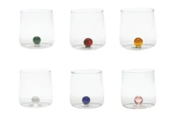 Confezione di bicchieri tumbler bilia 6 pezzi assortiti Zafferano
