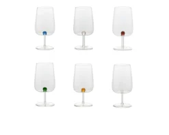 Confezione di calici bilia 6 pezzi assortiti Zafferano