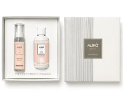 Confezione regalo bucato con spray talco e muschio Muhà