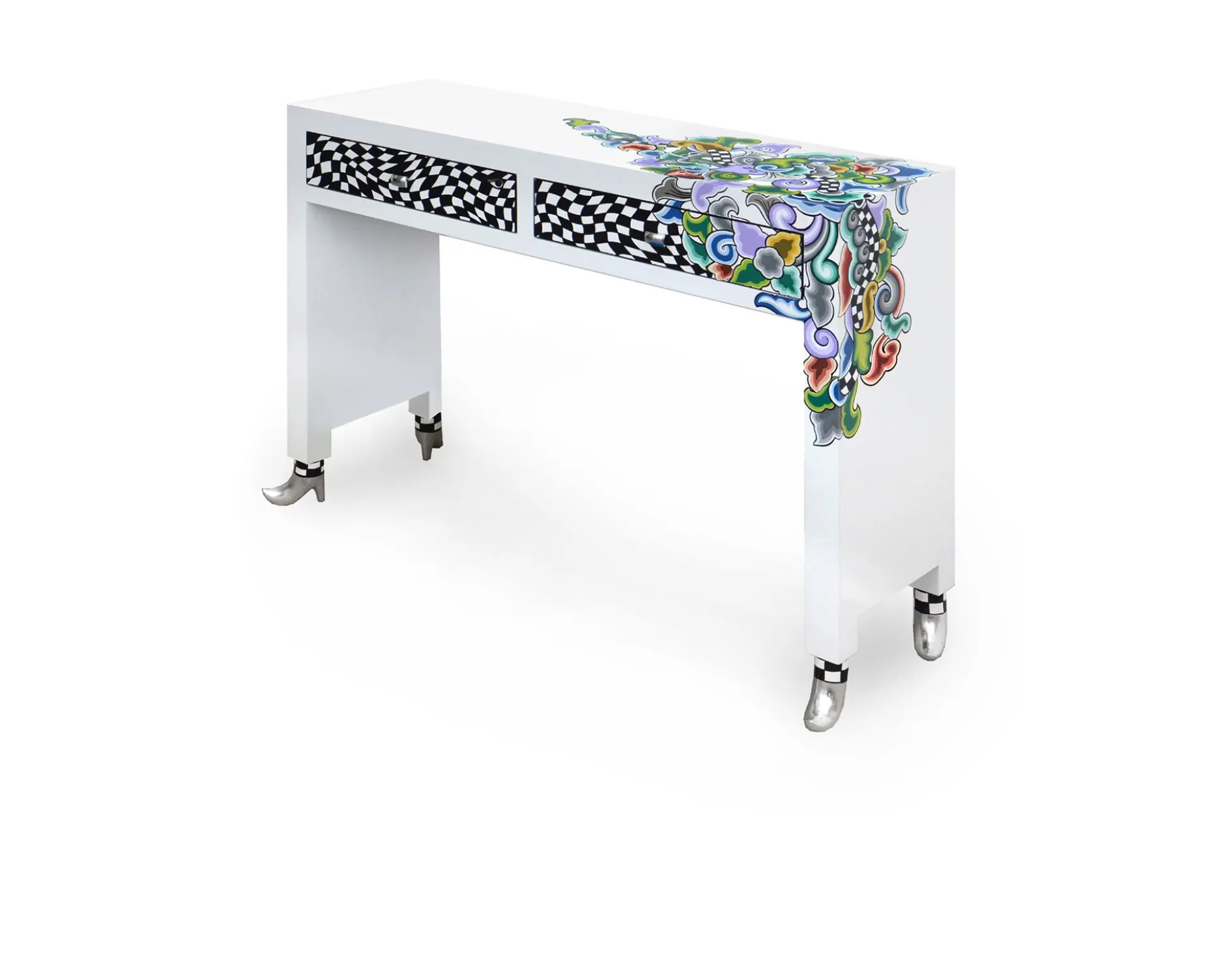 Console table dipinta a mano Tom's drag