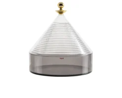 Contenitore da tavola trullo cristallo e fumè Kartell