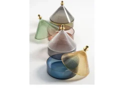 Contenitore da tavola trullo cristallo e fumè Kartell