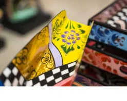 Coppa piroga drag bowl gold dipinta a mano Tom's drag