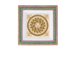 Coppa quadra barocco mosaic porcellana Versace